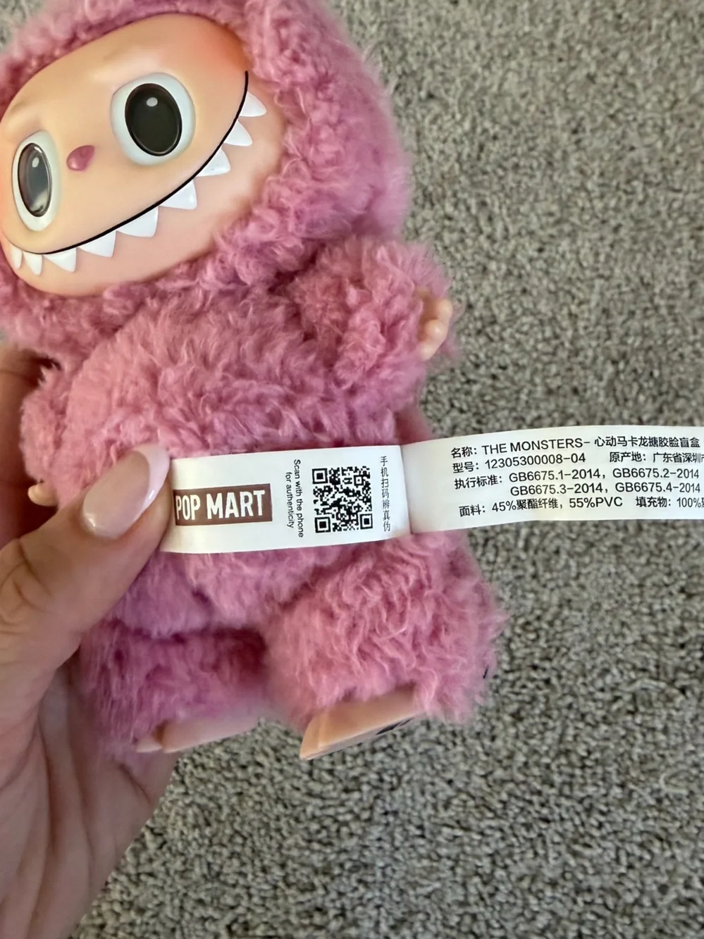 Pink Labubu Plush